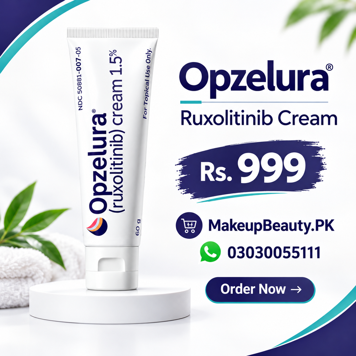 Opzelura Ruxolitinib Cream