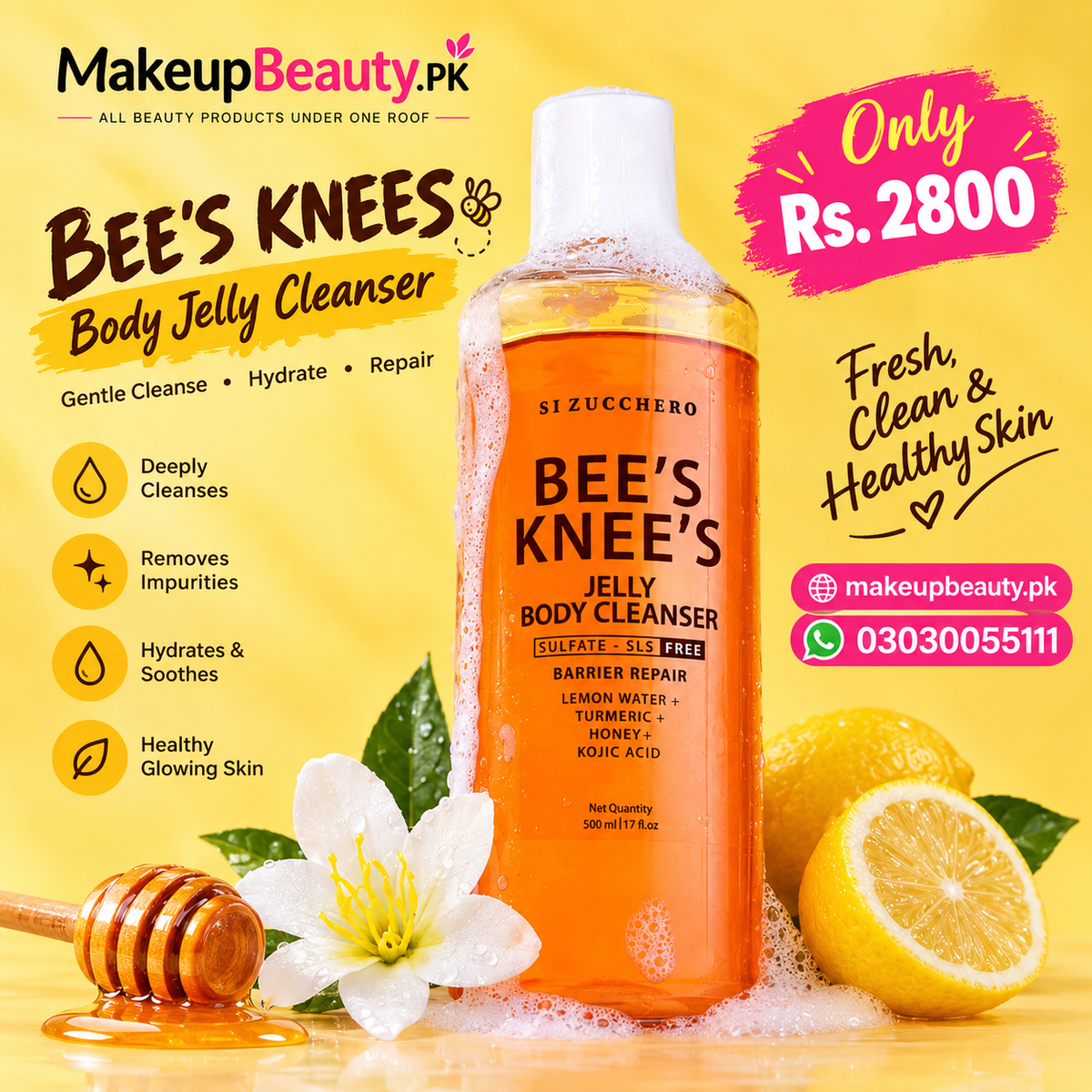 Bee's Knees Body Jelly Cleanser