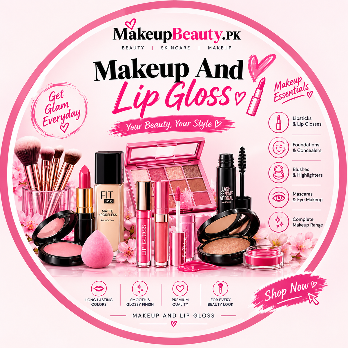 Makeup And Lip Gloss